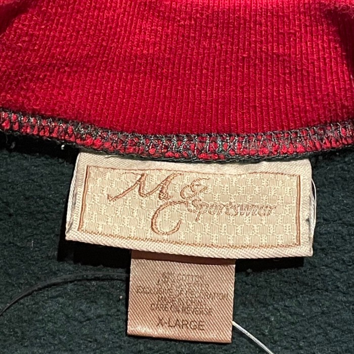 M&C sportswear メッセージ系　レトロ　刺繍　スウェットシャツ　グリーン　C668 | Vintage.City 古着屋、古着コーデ情報を発信