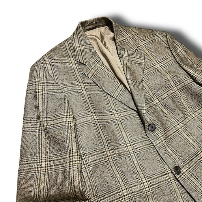 【HUGO BOSS】Loro Piana グレンチェックテーラードジャケット 3B | Vintage.City 古着屋、古着コーデ情報を発信