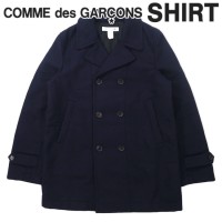 COMME des GARCONS SHIRT フランス製 Pコート S ネイビー ウール W15147 | Vintage.City 古着屋、古着コーデ情報を発信
