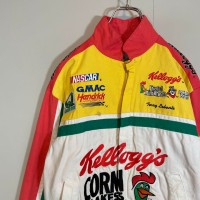 CHASE Kellogg's Corn Flakes  racing jacket size L 配送C レージングジャケット　ナスカー | Vintage.City 古着屋、古着コーデ情報を発信