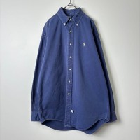 90s ラルフローレン コットンツイル ボタンダウン シャツ M S2701 | Vintage.City 古着屋、古着コーデ情報を発信