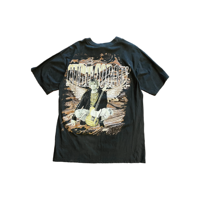 90's NIRVANA KURT COBAIN Memorial T-shirt XXL ニルヴァーナ カートコバーン 追悼 Tシャツ | Vintage.City 빈티지숍, 빈티지 코디 정보