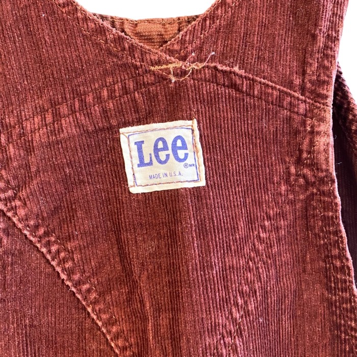 70s 70年代 Lee リー オーバーオール コーデュロイ R MRあり | Vintage.City 古着屋、古着コーデ情報を発信