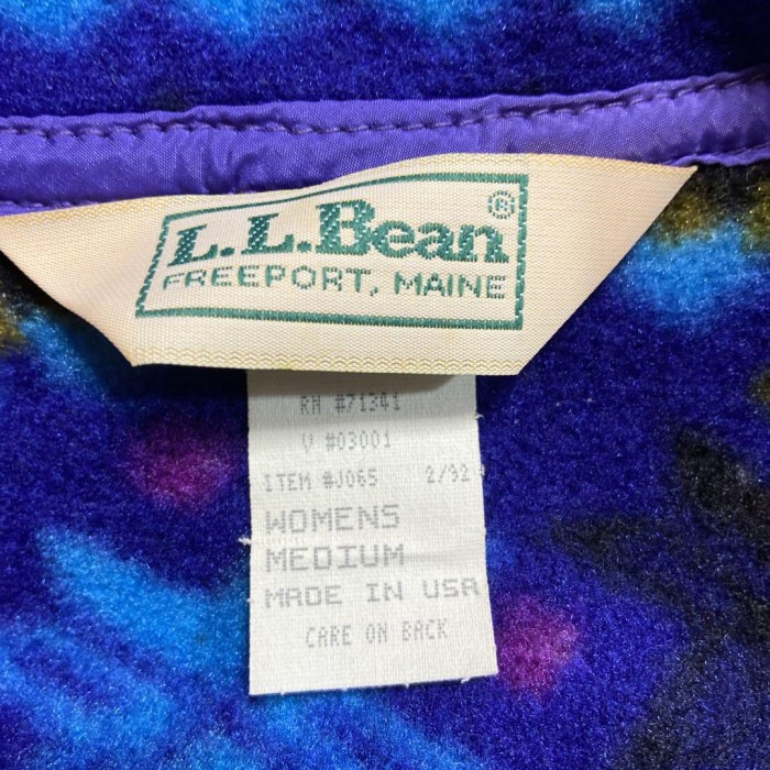 L.L.Bean usa製 fleece snap-T size M (ユニセックス）　配送A フリース　総柄　シンチラ | Vintage.City Vintage Shops, Vintage Fashion Trends