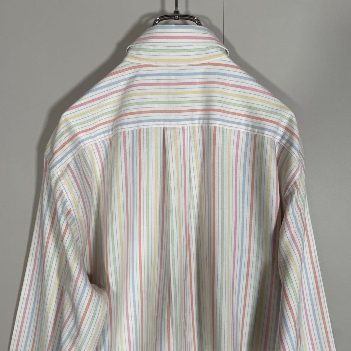 BrooksBrothers B.D. stripe shirt size M 配送C 　ブルックスブラザーズ　刺繍ロゴ　マルチカラー | Vintage.City Vintage Shops, Vintage Fashion Trends