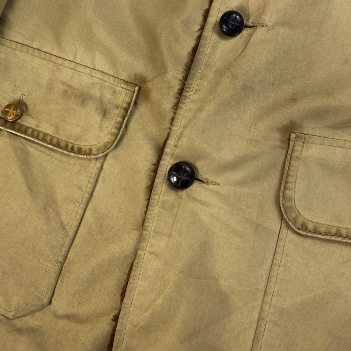 【70's】 ランチコート L相当 裏ボア くるみボタン 4つポケット | Vintage.City 古着屋、古着コーデ情報を発信