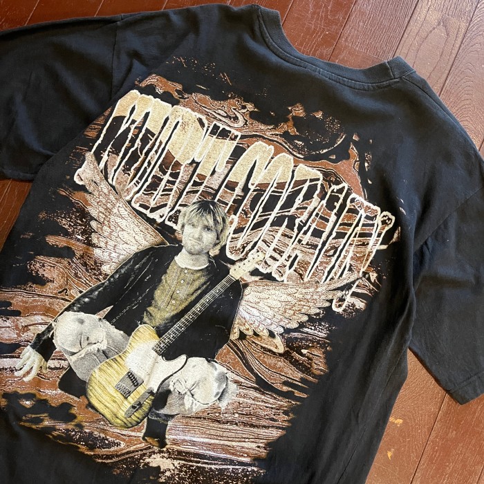 90's NIRVANA KURT COBAIN Memorial T-shirt XXL ニルヴァーナ カートコバーン 追悼 Tシャツ | Vintage.City 古着屋、古着コーデ情報を発信