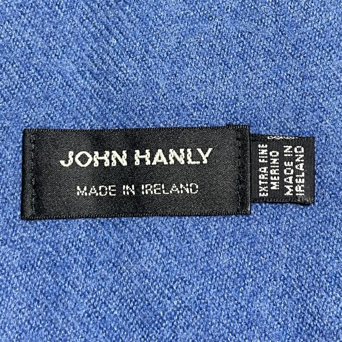 MADE IN IRELAND製 JOHN HANLY × PEARLY GATES ウールマフラー ペールブルー | Vintage.City 古着屋、古着コーデ情報を発信