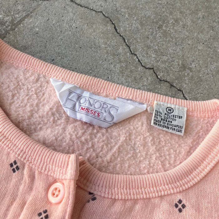 remake / stitch work sweat shirt / リメイク スウェット トレーナー ピンク M #138 | Vintage.City 古着屋、古着コーデ情報を発信
