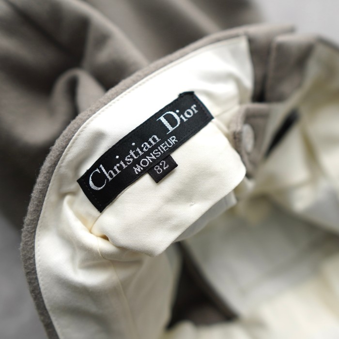Christian Dior  クリスチャンディオール　スラックス　トラウザーズ　90年代　ツータック　ウール生地　厚手 | Vintage.City 古着屋、古着コーデ情報を発信