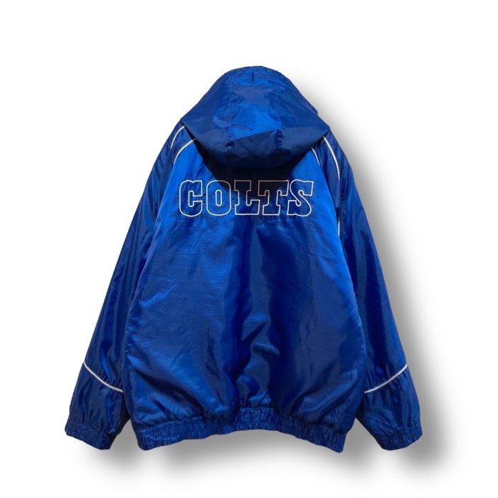 “COLTS” Padded Team Nylon Jacket | Vintage.City 빈티지숍, 빈티지 코디 정보