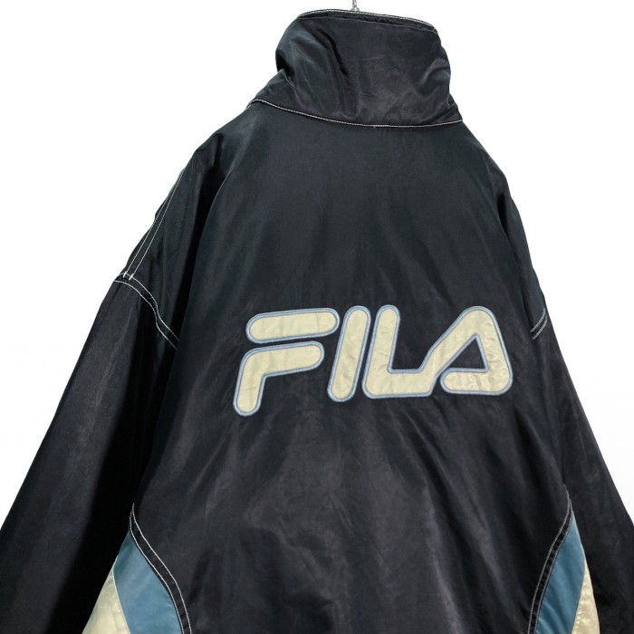 90-00s FILA bi-color design nylon jacket | Vintage.City 古着屋、古着コーデ情報を発信
