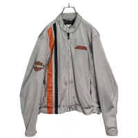 90s HARLEY-DAVIDSON zip-up meshed motorcycle jacket | Vintage.City Vintage Shops, Vintage Fashion Trends