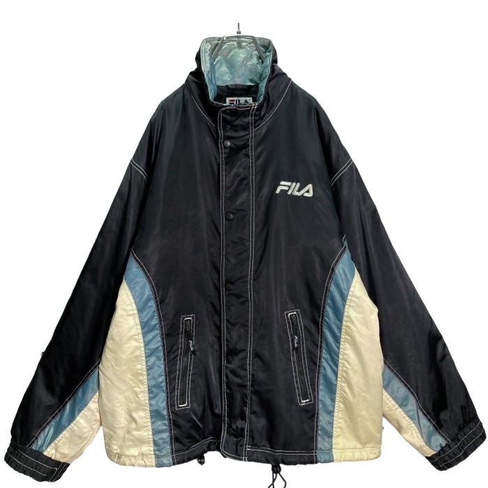 90-00s FILA bi-color design nylon jacket | Vintage.City 빈티지숍, 빈티지 코디 정보