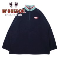 McGREGOR 90年代 ハーフジップ フリースジャケット 170 ネイビー ポリエステル ワンポイントロゴ | Vintage.City 古着屋、古着コーデ情報を発信