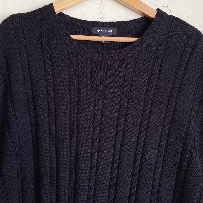 NAUTICA ウール混　シンプルニットセーター | Vintage.City 古着屋、古着コーデ情報を発信