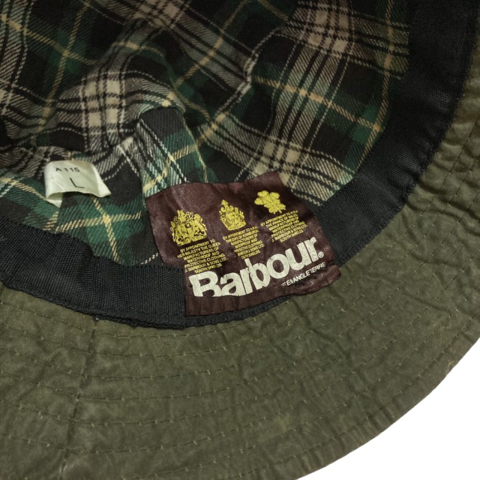 90s Barbour waxed cotton bucket hat Made in England | Vintage.City 빈티지숍, 빈티지 코디 정보