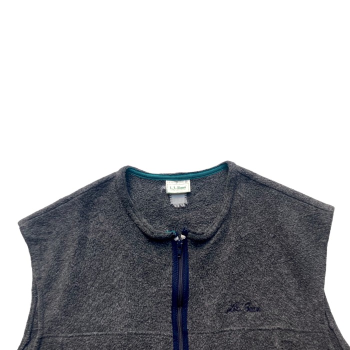 80’s L.L.Bean Fleece Zip Up Vest | Vintage.City 古着屋、古着コーデ情報を発信