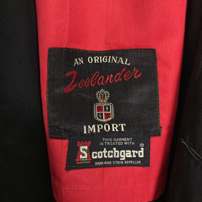 70s Zeelander Scotchgard black balmacaan coat | Vintage.City 古着屋、古着コーデ情報を発信