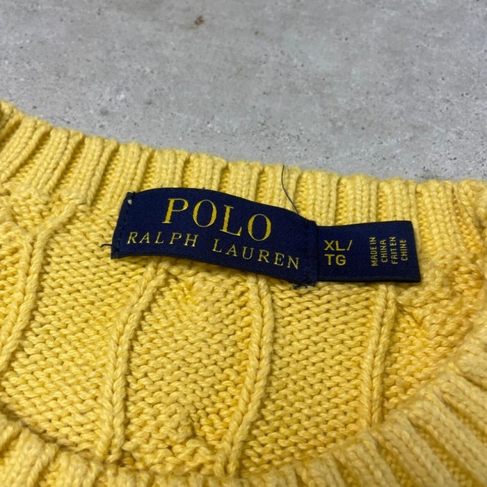 Polo by Ralph Lauren ポロバイラルフローレン ケーブル コットンニットセーター メンズL相当 | Vintage.City Vintage Shops, Vintage Fashion Trends