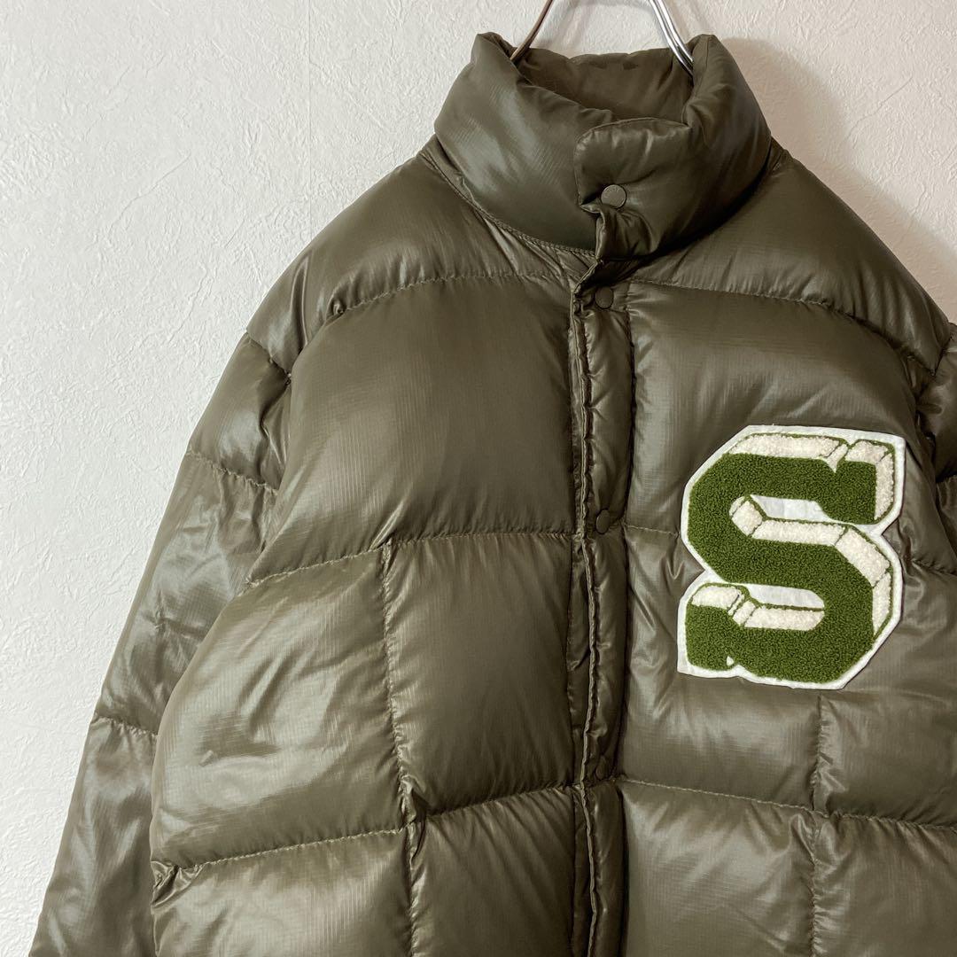 STUSSY pile down jacket size M 配送A ダウンジャケット ダウン80