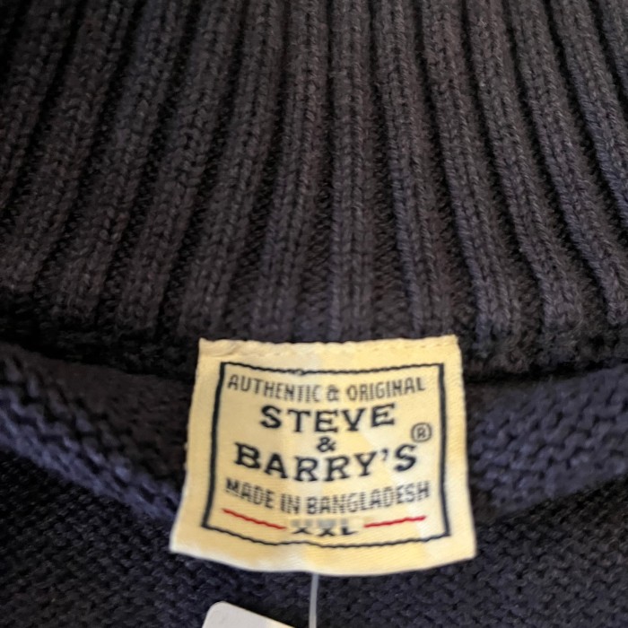 STEVE&BARRY'S border design half zip knit | Vintage.City 빈티지숍, 빈티지 코디 정보