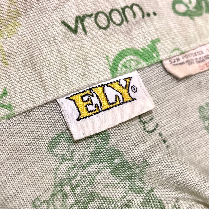 80's vintage ELY キッズ バイク柄 シャツ | Vintage.City 古着屋、古着コーデ情報を発信