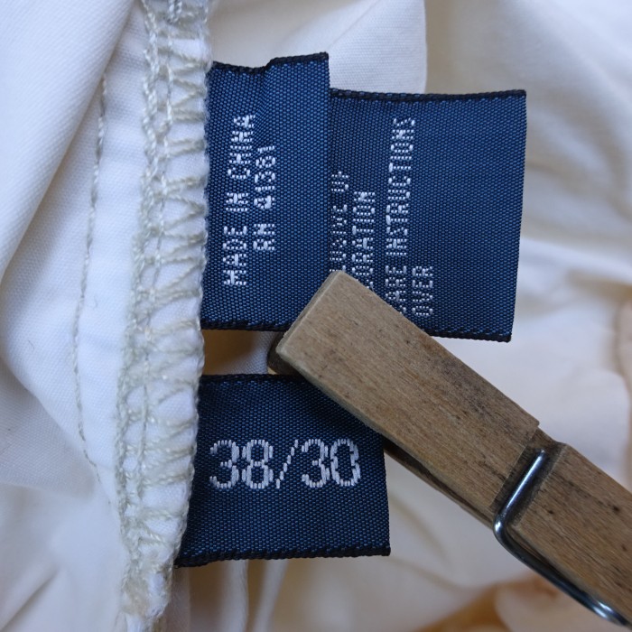 ラルフローレン チノパン W38L30 ホワイト 刺繍ロゴ ロング丈 シンプル 9695 | Vintage.City 빈티지숍, 빈티지 코디 정보
