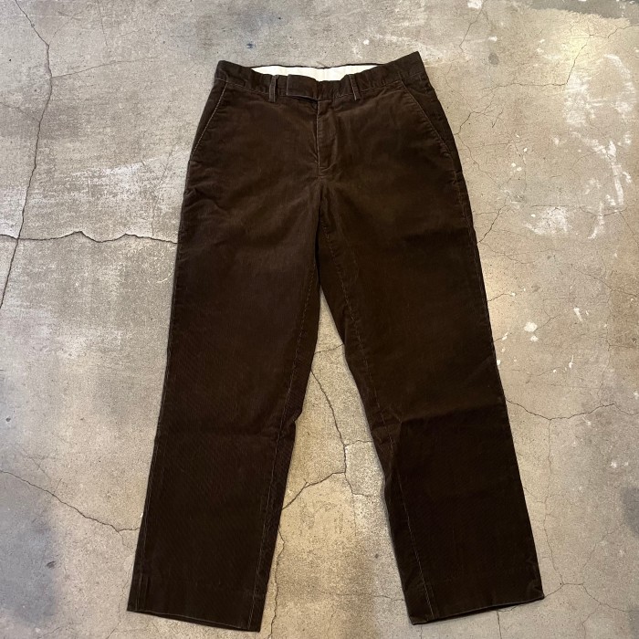 Polo Ralph lauren no-tuck corduroy pants | Vintage.City 빈티지숍, 빈티지 코디 정보