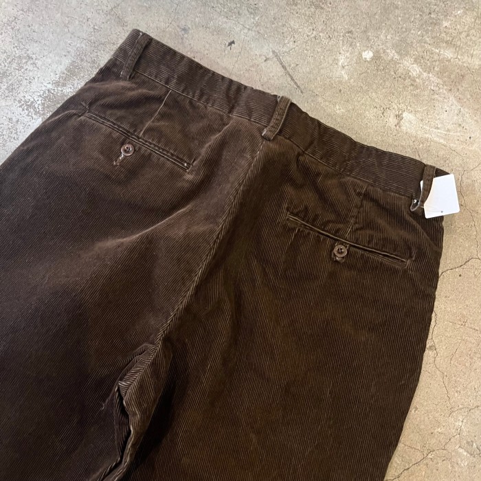 Polo Ralph lauren no-tuck corduroy pants | Vintage.City 빈티지숍, 빈티지 코디 정보