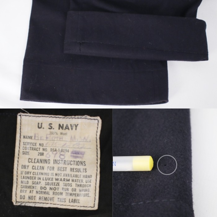 U.S.NAVY  60's ウール セーラーパンツフレアー 29R ヴィンテージ 米軍 実物 [9018747] | Vintage.City 古着屋、古着コーデ情報を発信
