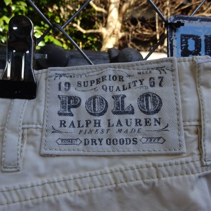 ラルフローレン チノパン W38L30 ホワイト 刺繍ロゴ ロング丈 シンプル 9695 | Vintage.City 古着屋、古着コーデ情報を発信