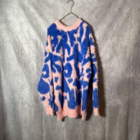over far knit pink×blue | Vintage.City 빈티지숍, 빈티지 코디 정보