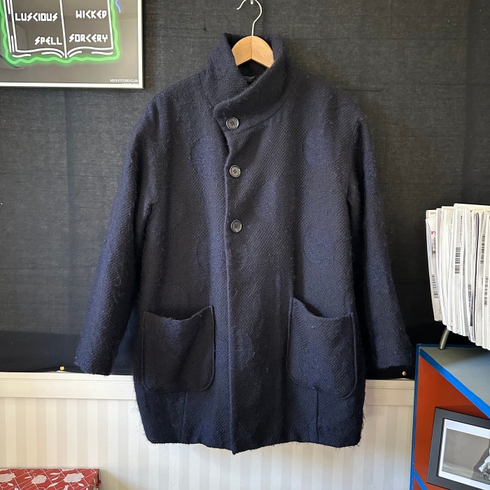 BLUE BLUE Pure indigo padded boa coat | Vintage.City 古着屋、古着コーデ情報を発信
