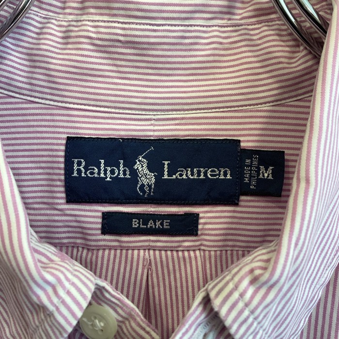 【RALPH LAUREN】STRIPE BD SHIRT BLAKE sizeM | Vintage.City 古着屋、古着コーデ情報を発信
