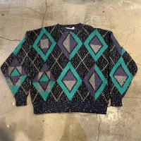 DIRECTIONS cotton acrylic design knit | Vintage.City 古着屋、古着コーデ情報を発信