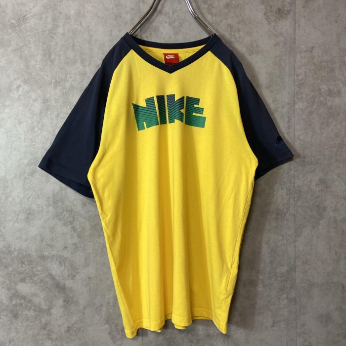 NIKE -GOTSU NIKE - ringer T-shirt size L 配送A ナイキ　ゴツナイキ　リンガーTシャツ　ビッグロゴ　カットソー | Vintage.City Vintage Shops, Vintage Fashion Trends
