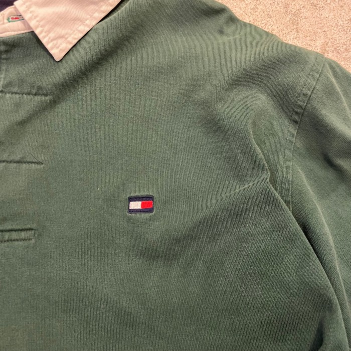 90's TOMMY HILFIGER rugger shirt/トミーヒルフィガー ラガー シャツ | Vintage.City 빈티지숍, 빈티지 코디 정보