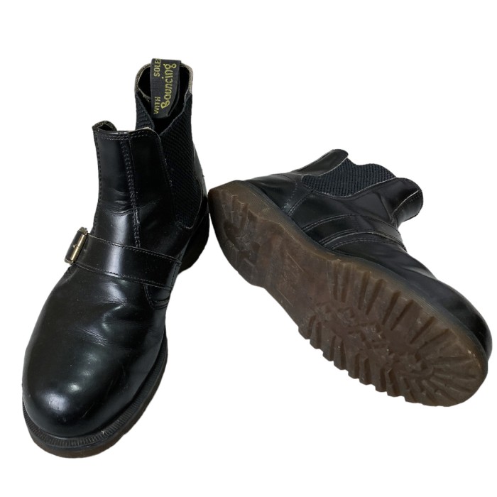 Dr.Martens steel toe with bucklevelt Chelsea boots Made in England | Vintage.City 古着屋、古着コーデ情報を発信
