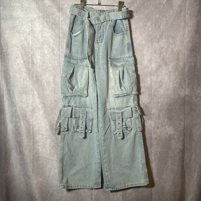 grange kargo denim pants | Vintage.City 古着屋、古着コーデ情報を発信