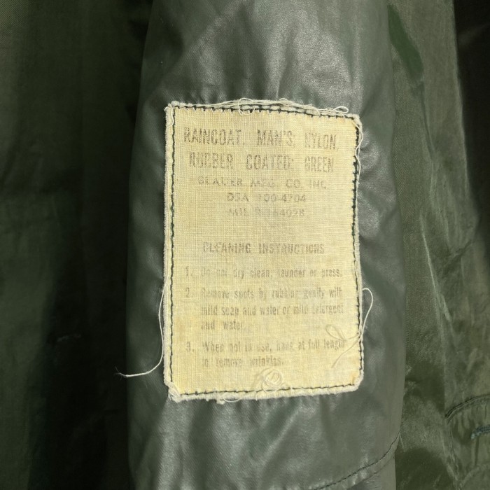 60s U.S.MC vintage coated GRN raincoat | Vintage.City 빈티지숍, 빈티지 코디 정보