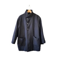 BLUE BLUE Pure indigo padded boa coat | Vintage.City 古着屋、古着コーデ情報を発信