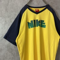 NIKE -GOTSU NIKE - ringer T-shirt size L 配送A ナイキ　ゴツナイキ　リンガーTシャツ　ビッグロゴ　カットソー | Vintage.City Vintage Shops, Vintage Fashion Trends