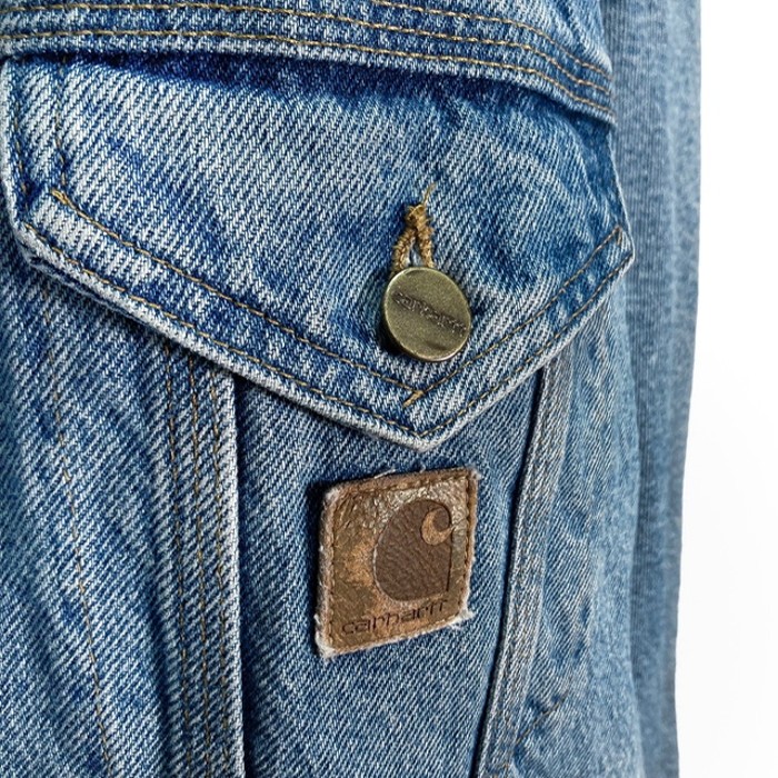 90s Carhartt blanket lined denim tracker jacket | Vintage.City Vintage Shops, Vintage Fashion Trends