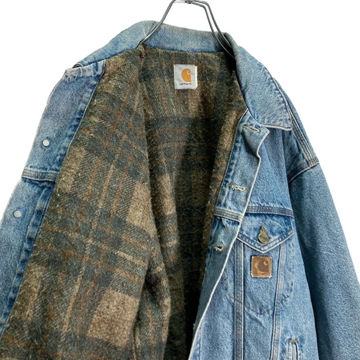 90s Carhartt blanket lined denim tracker jacket | Vintage.City 빈티지숍, 빈티지 코디 정보