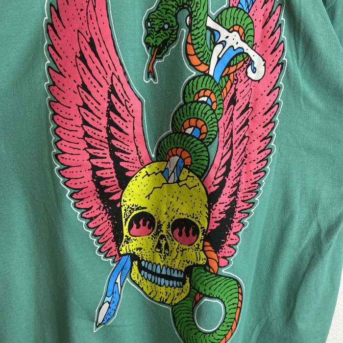 STUSSY dragon print T-shirt size L 配送A バックプリント　ドラゴン　賢者　剣城　スカル | Vintage.City 빈티지숍, 빈티지 코디 정보