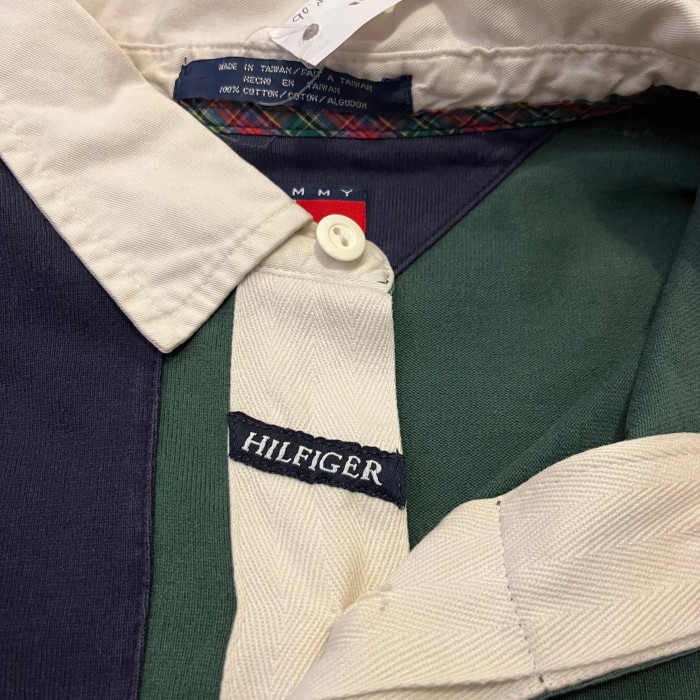 90's TOMMY HILFIGER rugger shirt/トミーヒルフィガー ラガー シャツ | Vintage.City 古着屋、古着コーデ情報を発信
