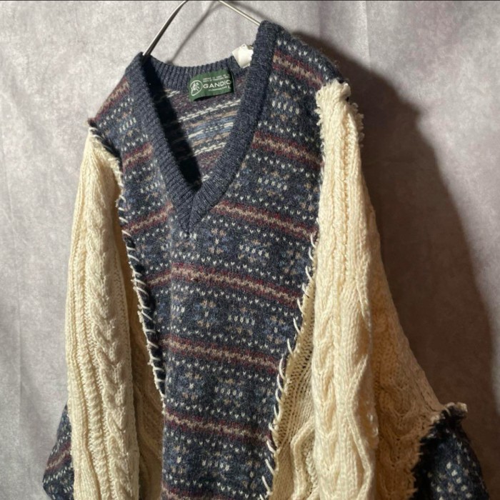 remake docking knit | Vintage.City 빈티지숍, 빈티지 코디 정보