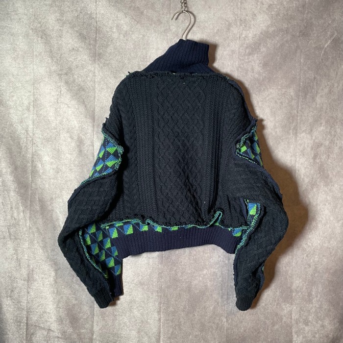 remake docking short knit | Vintage.City 古着屋、古着コーデ情報を発信