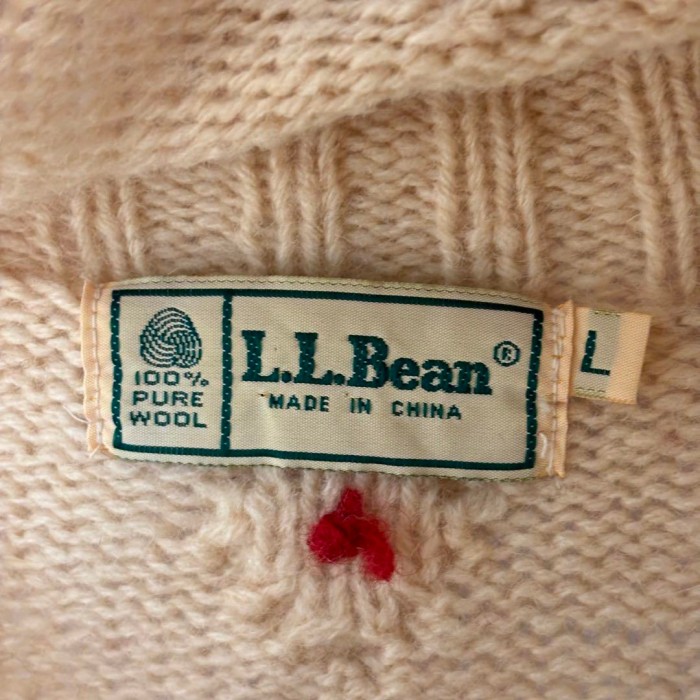 80s L.L.Bean 花柄 ハイネック ウール ニット L S0202 | Vintage.City 古着屋、古着コーデ情報を発信